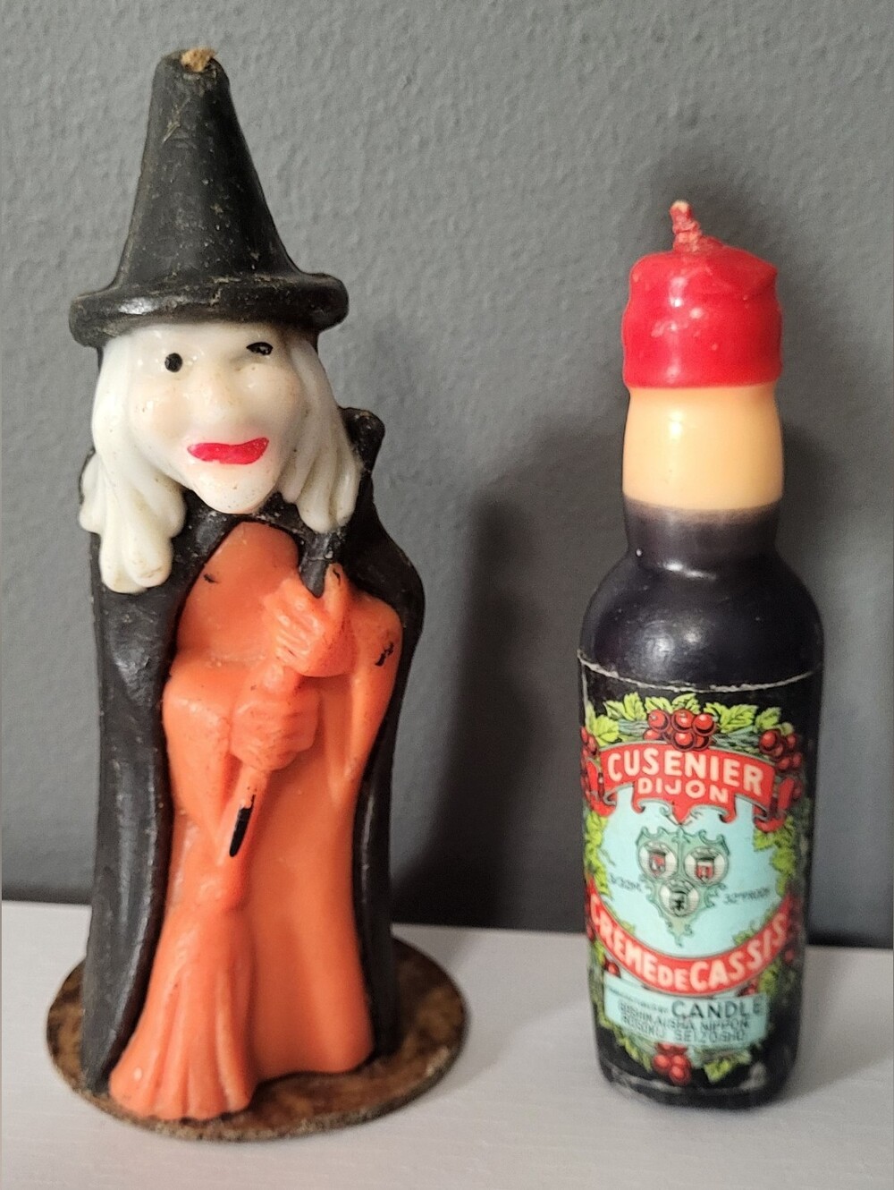 Vintage Gurley & Nippon Candle (Halloween) Set Of 2